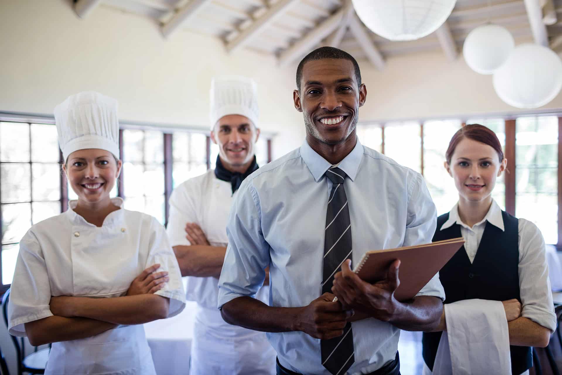 hotel restaurant staff - IT services for hotels and motels